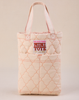 Quilted Mini Tote in Vintage Tee Off-White