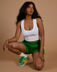 TRY-A-STYLE - Athletic Shorts - Forest Green *FINAL SALE*