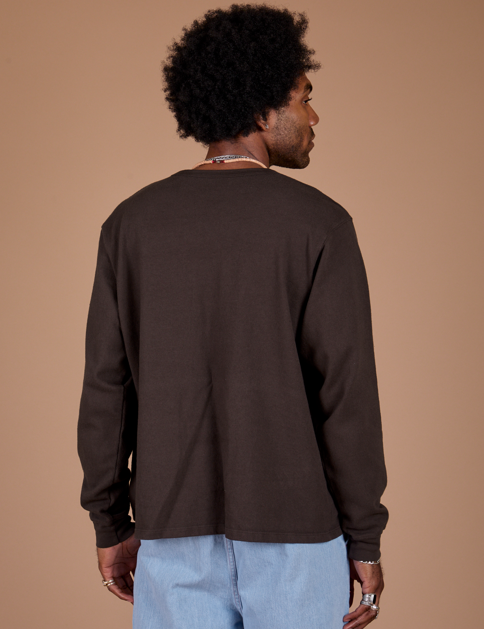 Long Sleeve Burly Tee - Espresso Brown