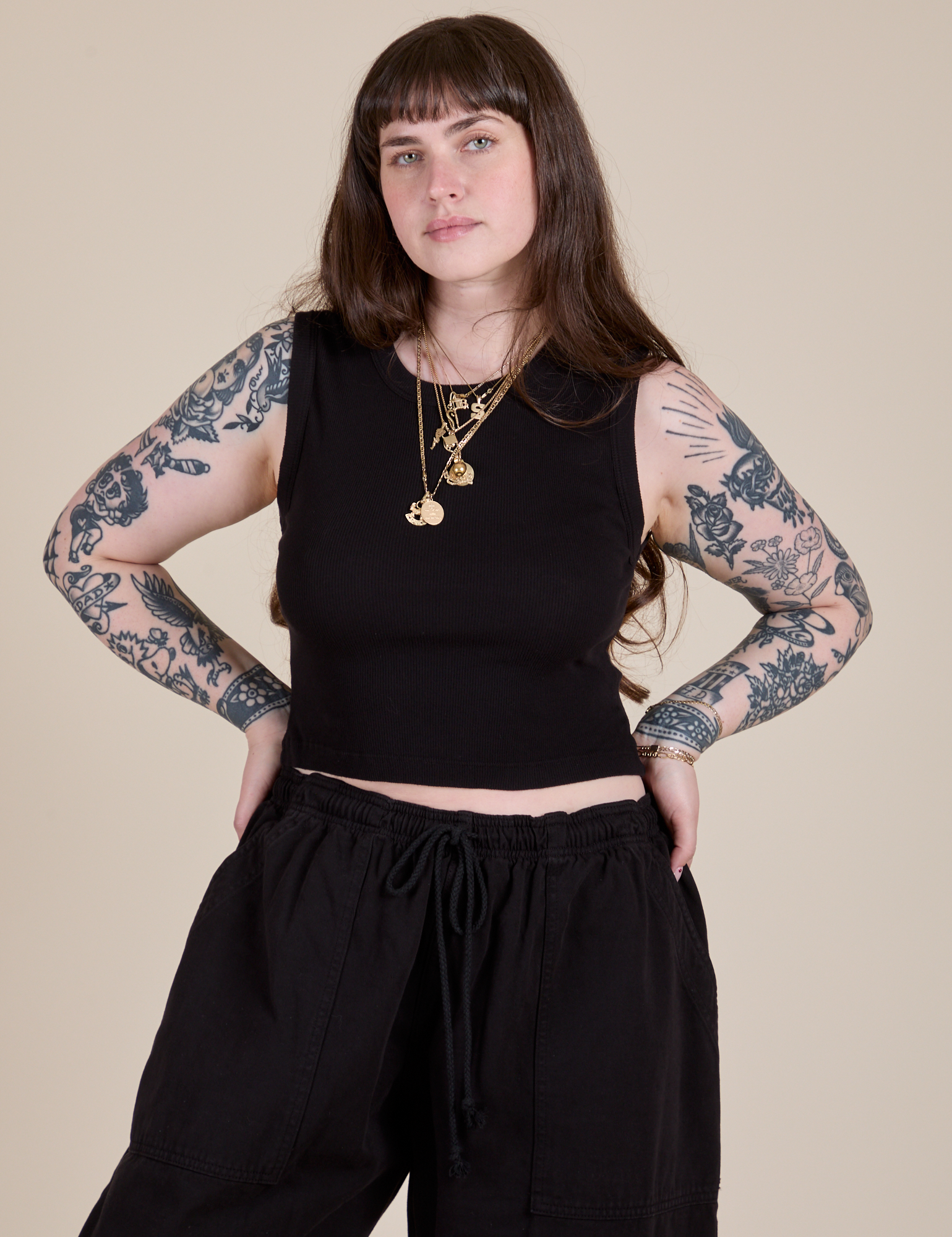 Muscle Tee - Basic Black