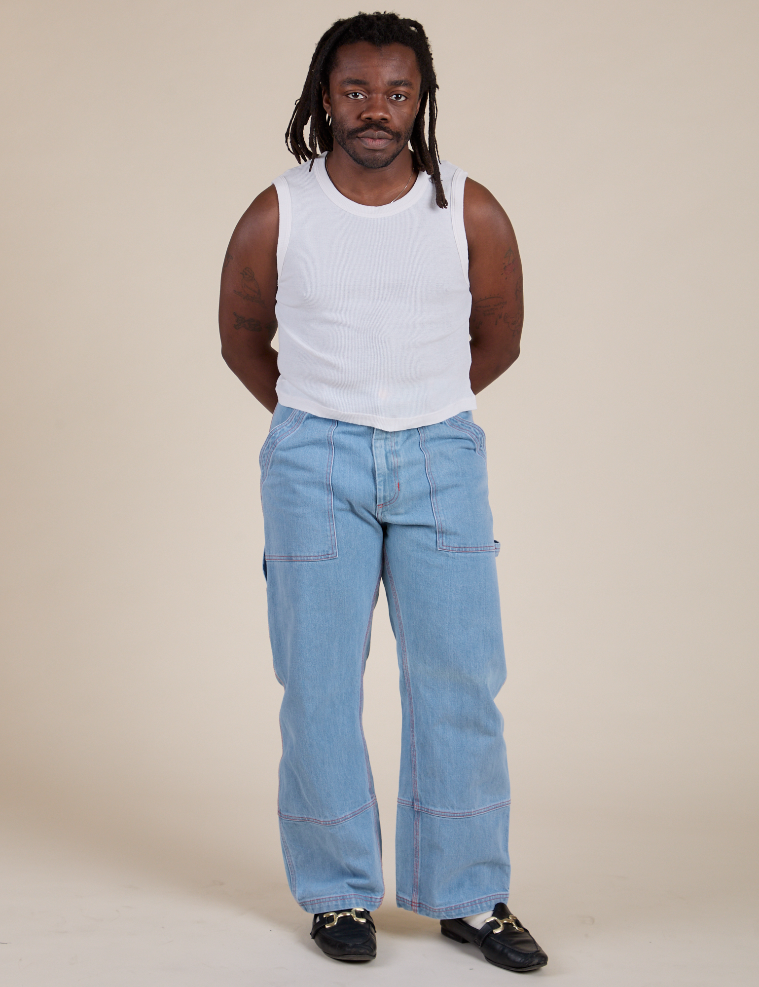 Muscle Tee - Vintage Tee White