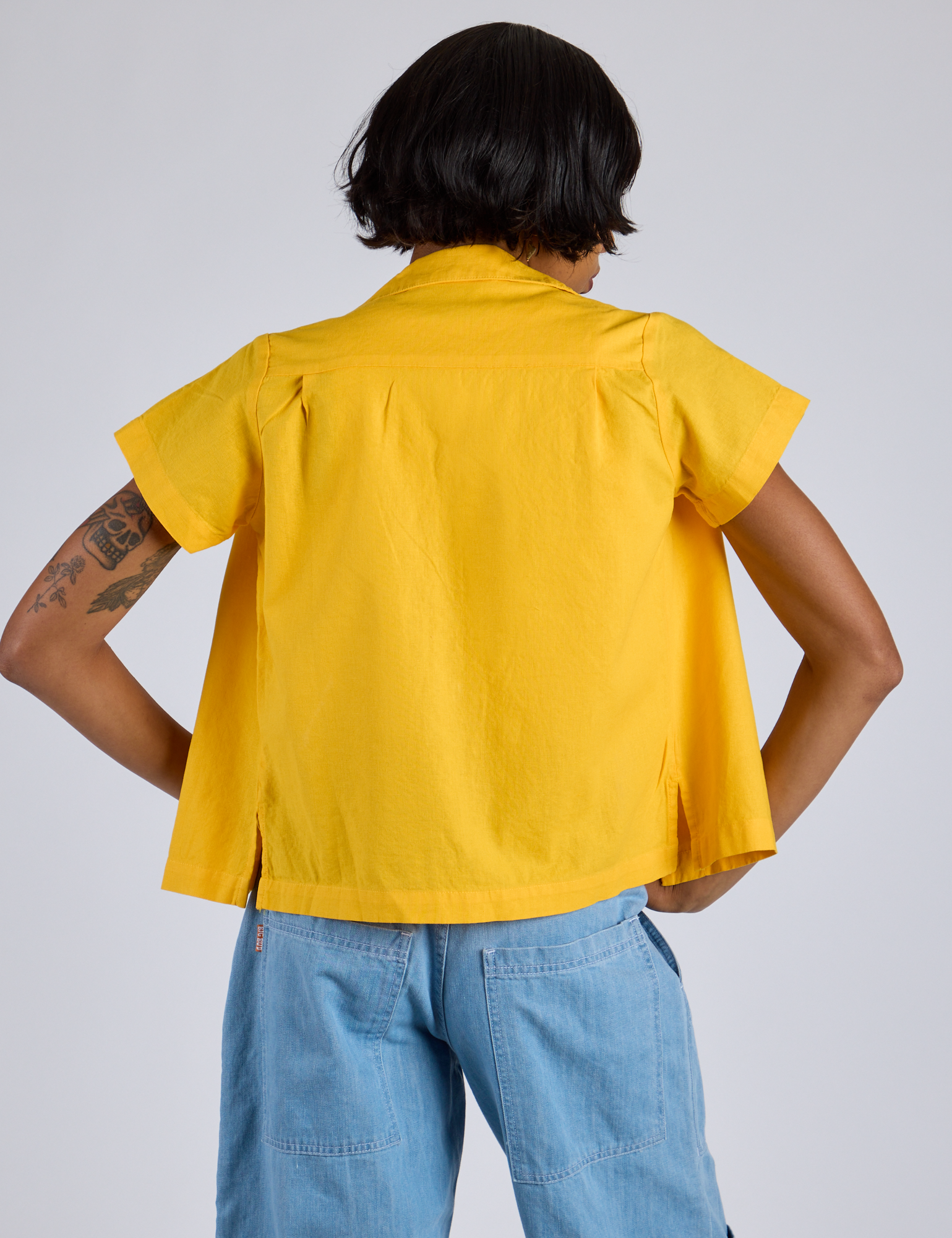 Pantry Button-Up - Sunshine Yellow