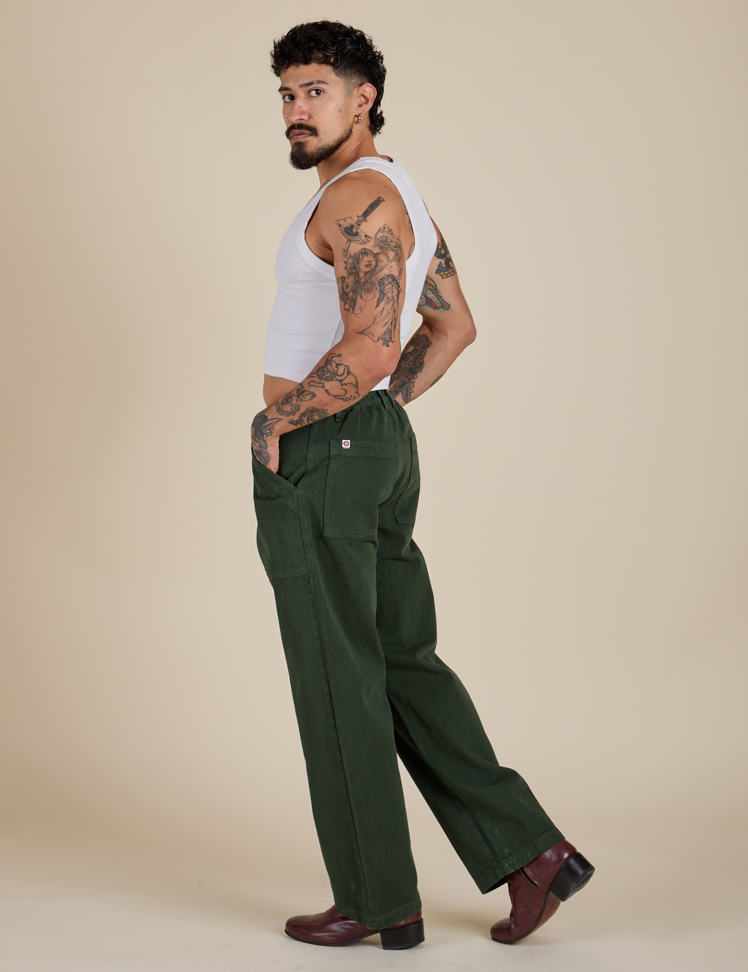 Work Pants - Swamp Green