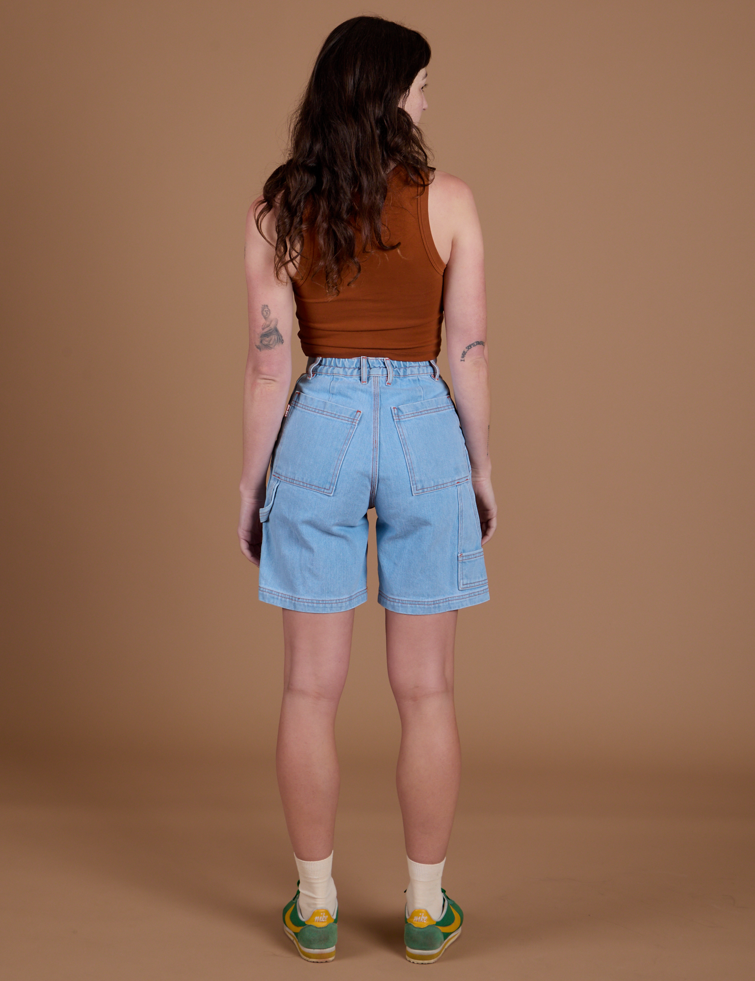 Carpenter Shorts - Light Wash