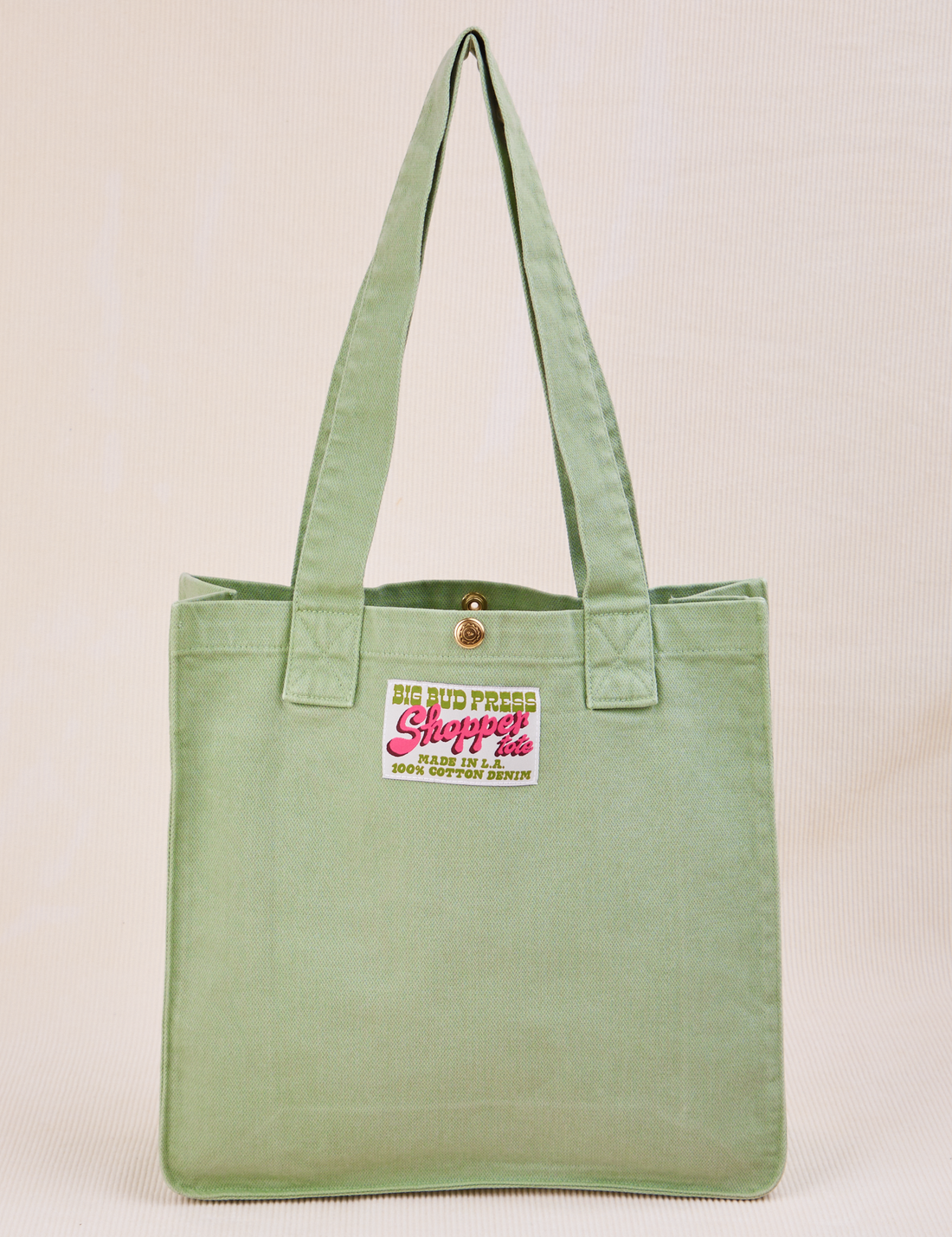 Shopper Tote Bag in Sage Green