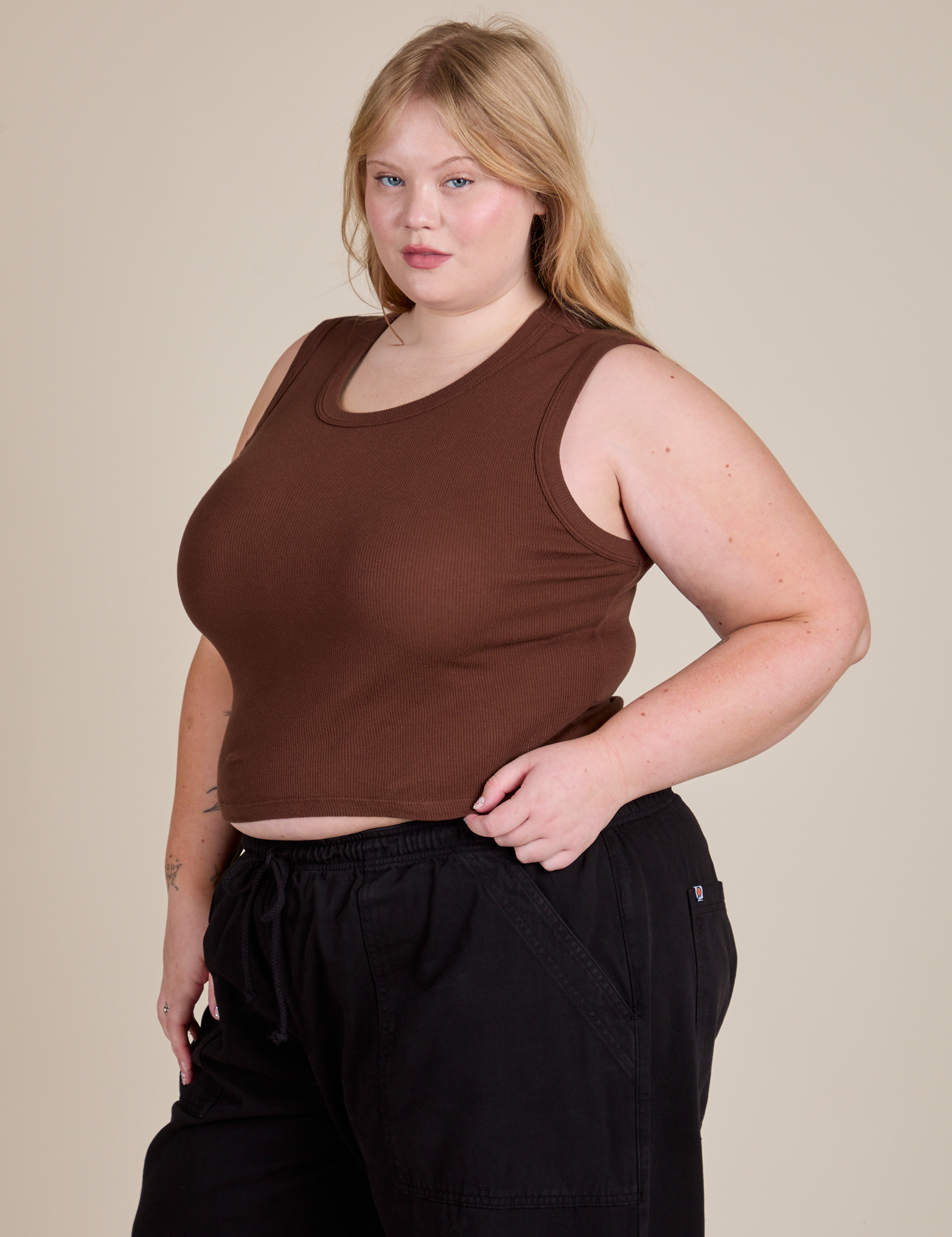 Muscle Tee - Fudgesicle Brown