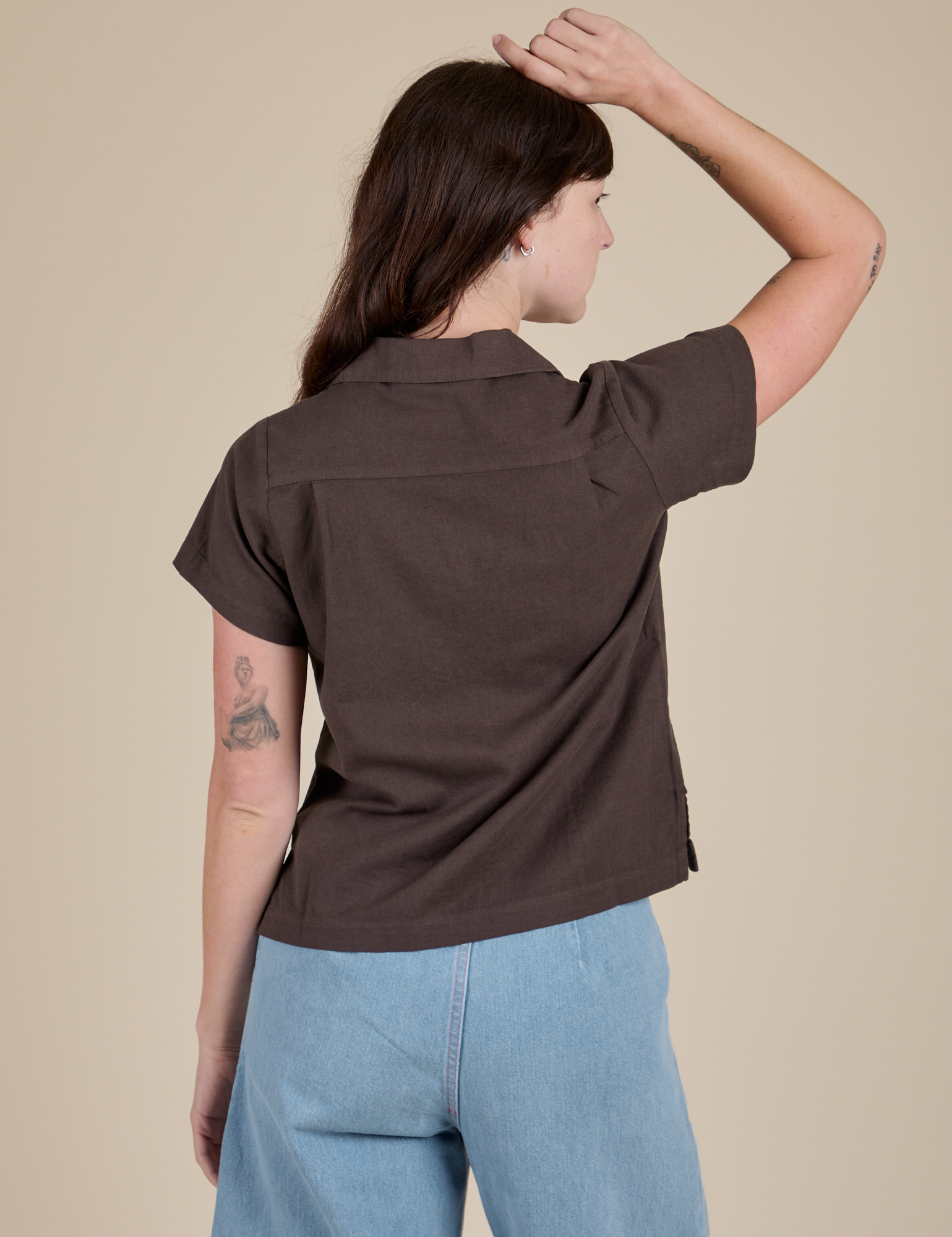 Pantry Button-Up - Espresso Brown