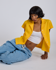 Pantry Button-Up - Sunshine Yellow