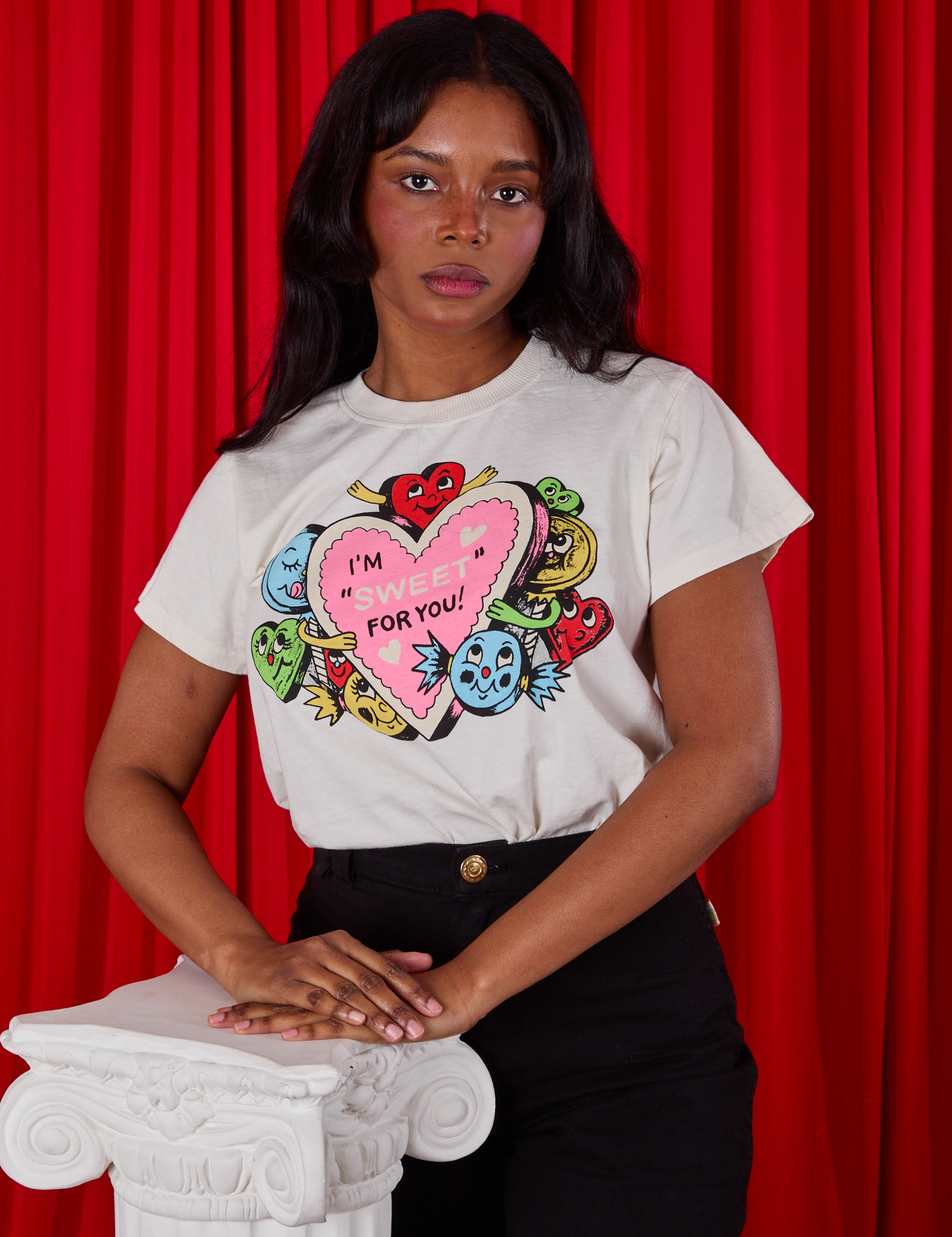 Sweet 4 U Organic Tee worn by Kandia