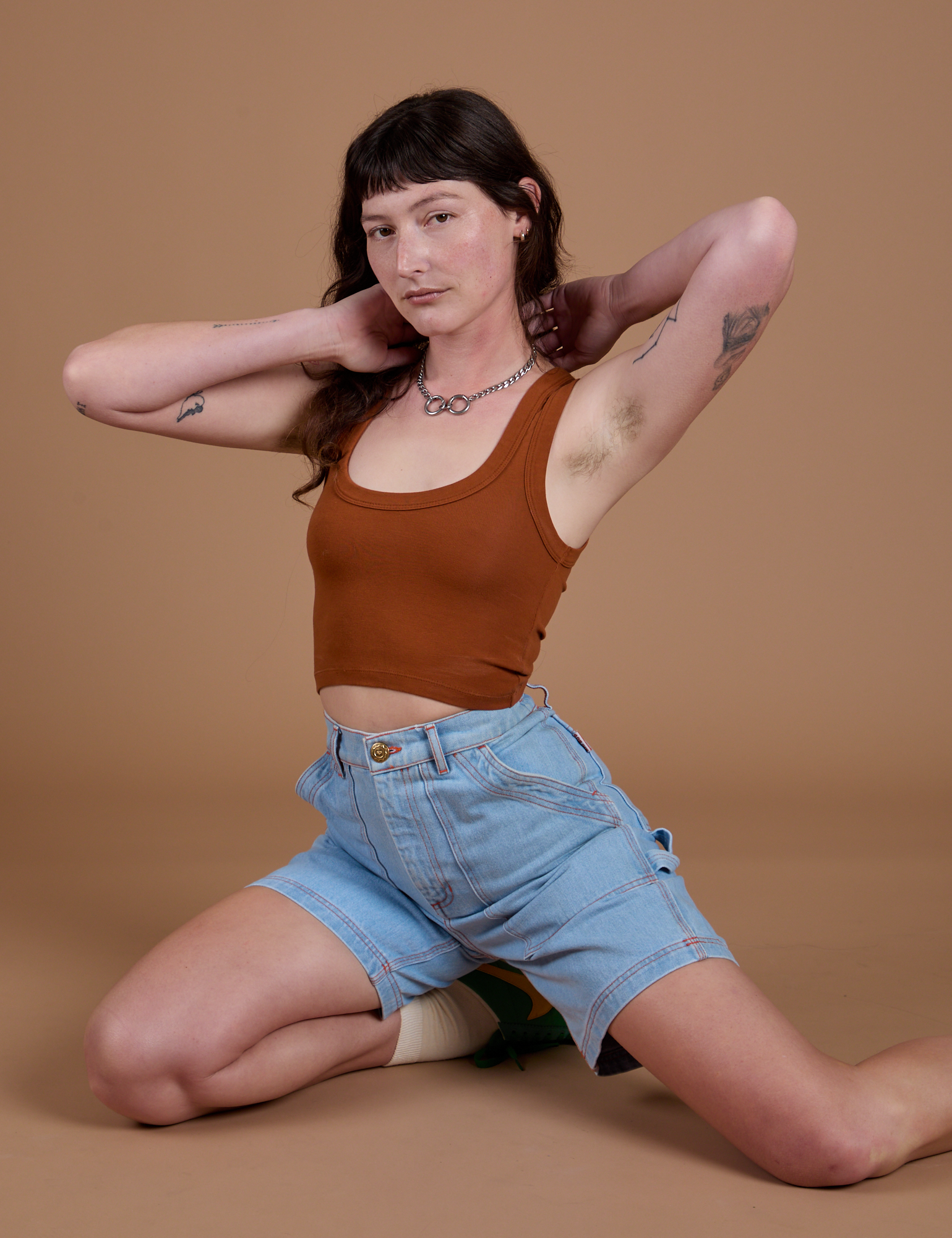 Carpenter Shorts - Light Wash