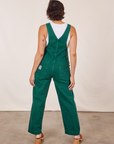 Back view of Original Overalls in Mono Hunter Green worn by Tiara