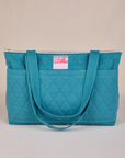 Quilted XL Tote in Marine Blue