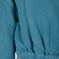 Back close up of the Ricky Jacket in Marine Blue