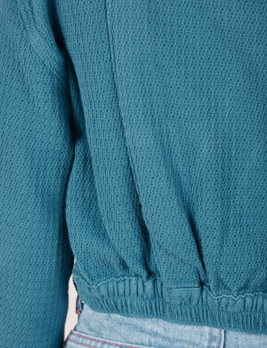 Back close up of the Ricky Jacket in Marine Blue