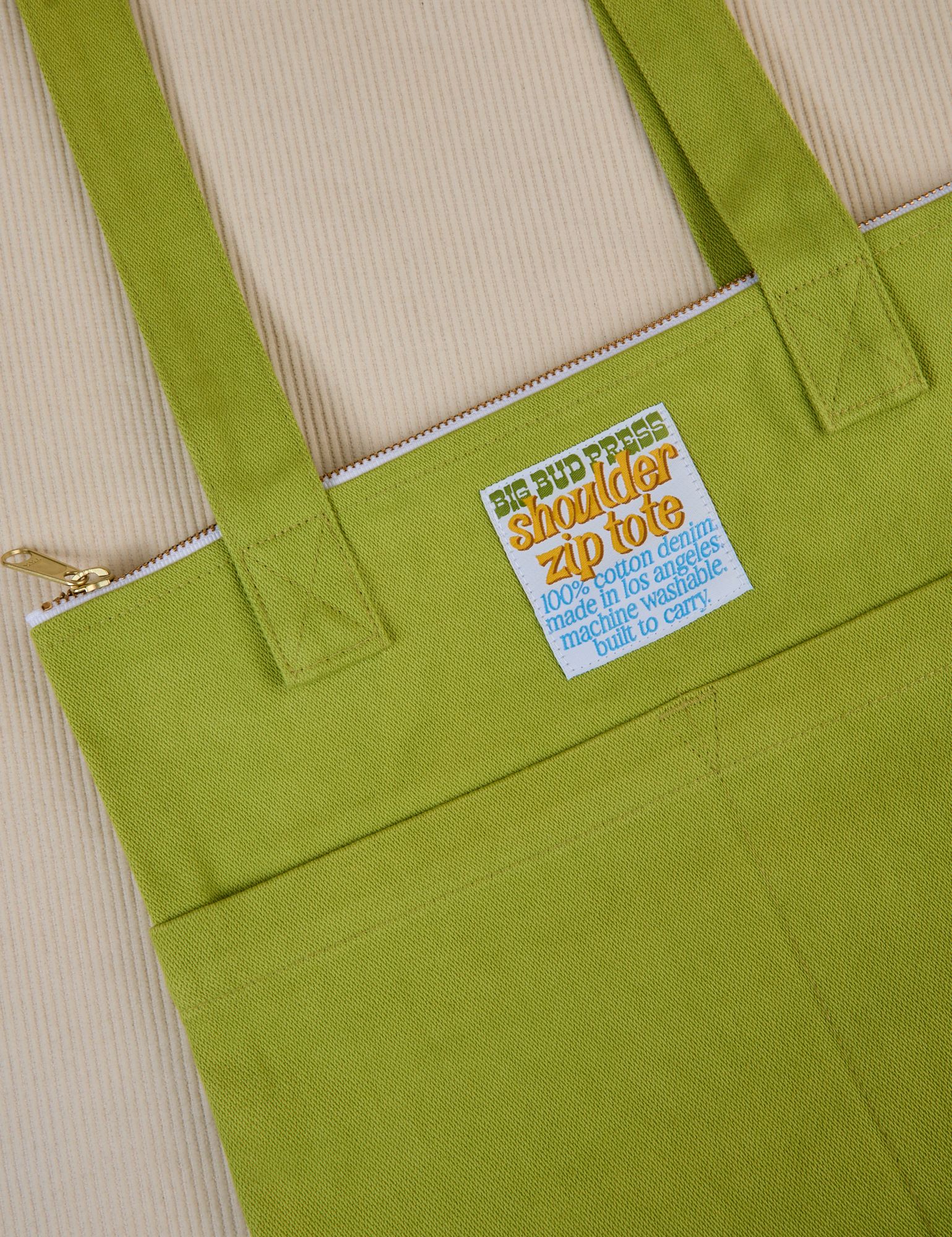 Gross Green Over-Shoulder Zip Mini Tote