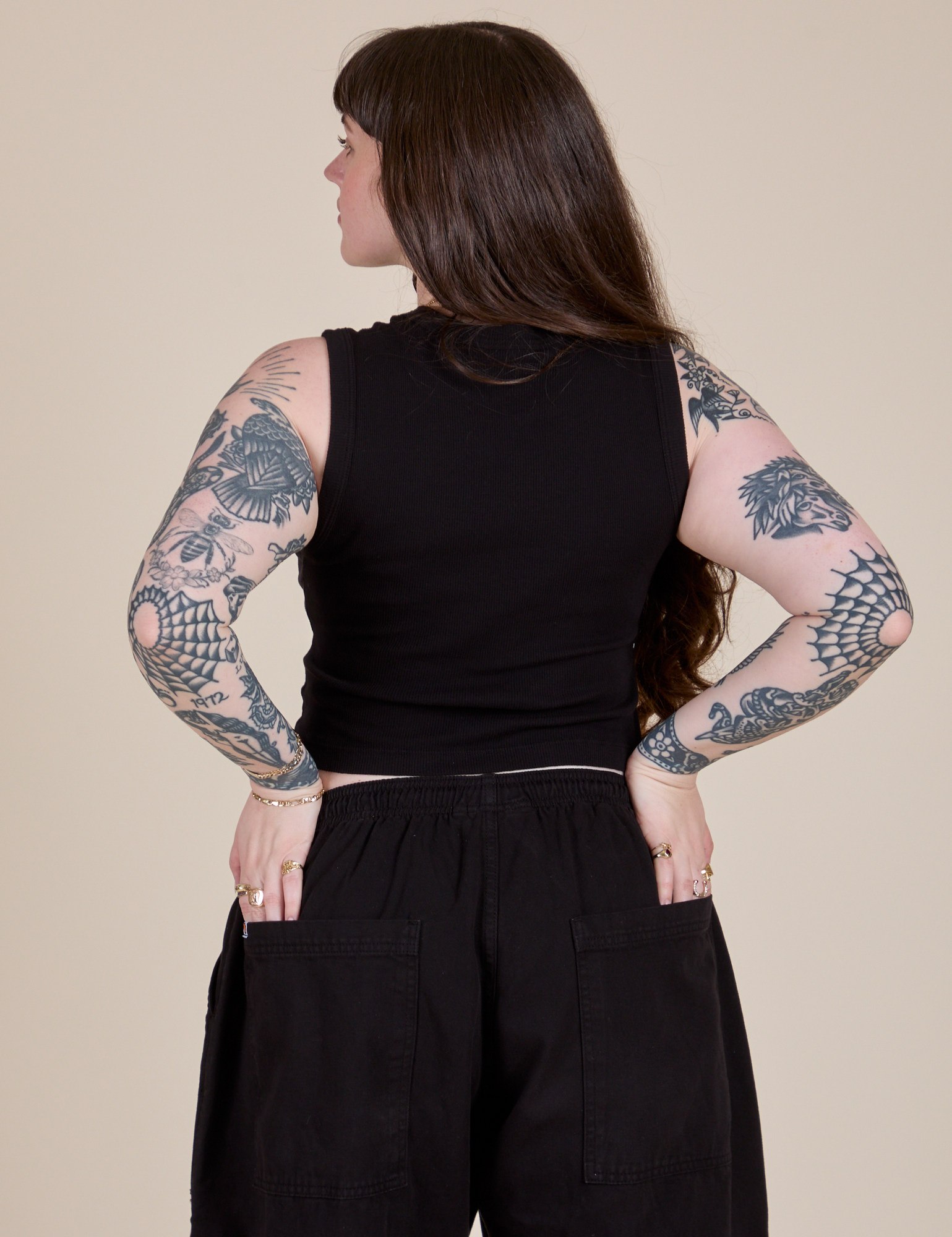 Muscle Tee - Basic Black