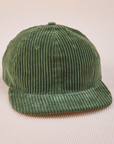 Dugout Corduroy Hat in Emerald Green