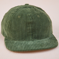 Dugout Corduroy Hat in Emerald Green