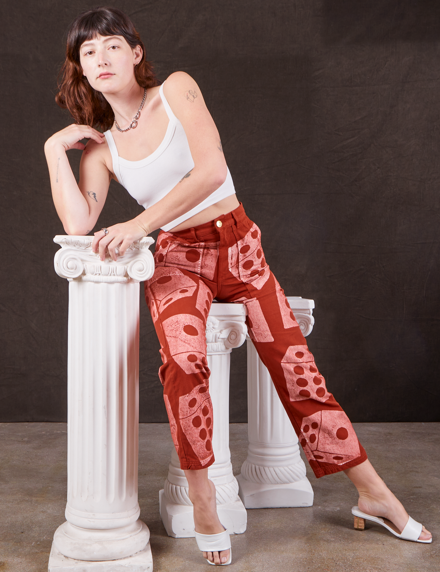 Icon Work Pants - Dice (Paprika Red) *FINAL SALE*