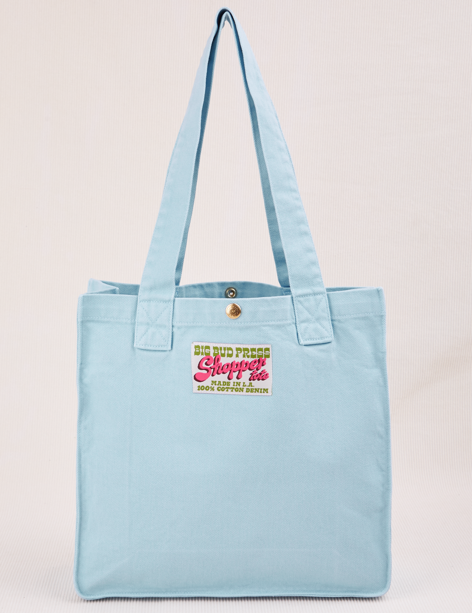 Shopper Tote Bag in Baby Blue