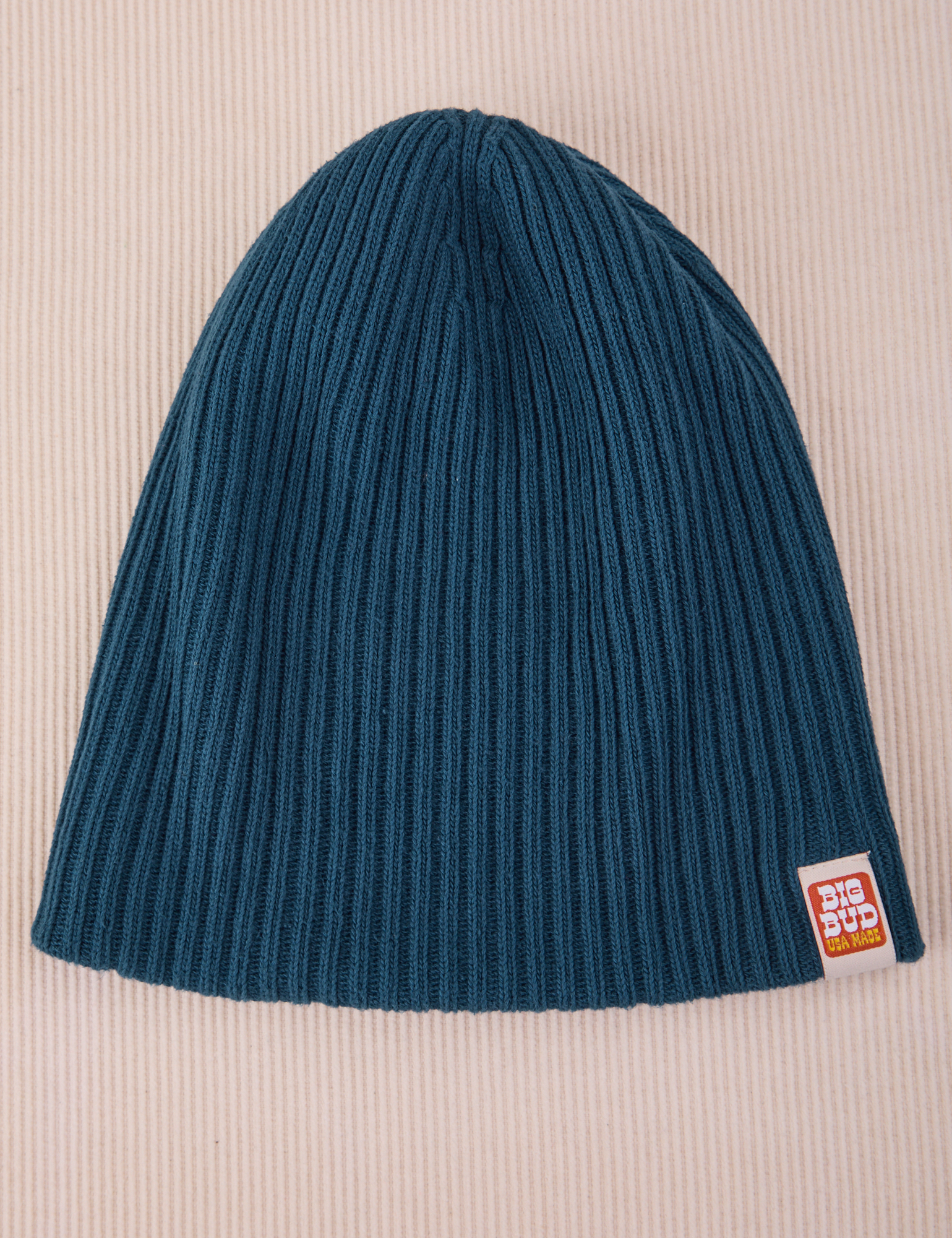 Ribbed Beanie in Lagoon