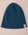 Ribbed Beanie in Lagoon