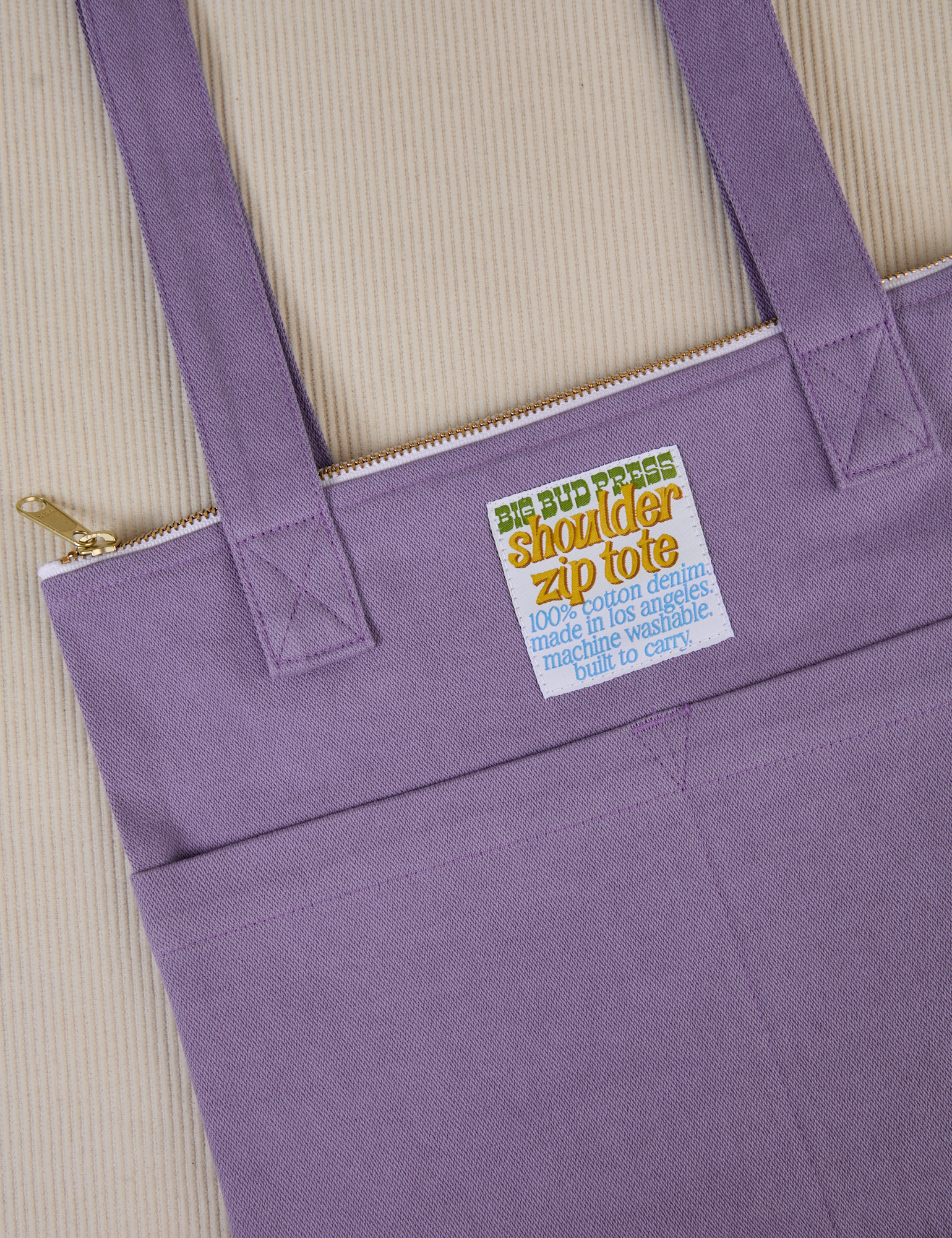 Faded Grape Over-Shoulder Zip Mini Tote