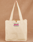 Shopper Tote Bag in Vintage Off-White