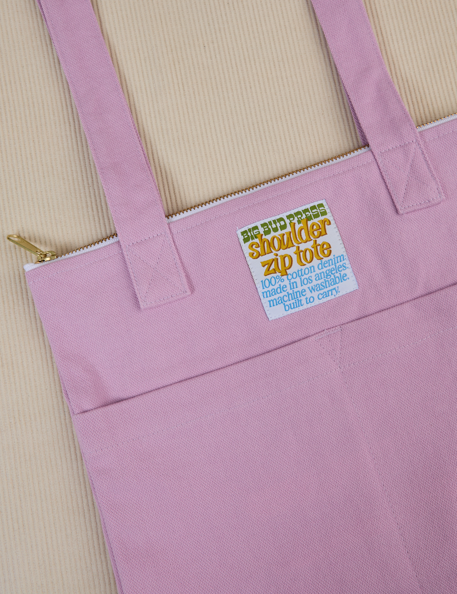 Lilac Purple Over-Shoulder Zip Mini Tote