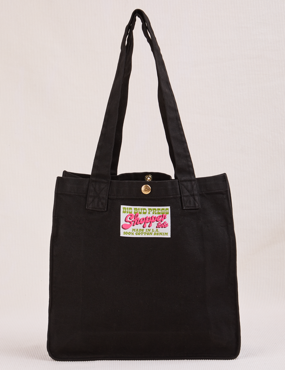 Shopper Tote Bag in Black