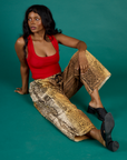 Drop Pocket Pants - Leopard Print