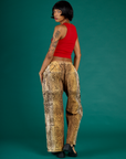 Drop Pocket Pants - Leopard Print