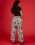 Drop Pocket Pants - Cow Print