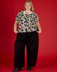 Pantry Button-Up - Cow Print