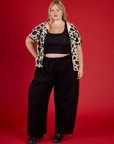 Pantry Button-Up - Cow Print