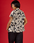 Pantry Button-Up - Cow Print