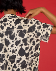 Pantry Button-Up - Cow Print
