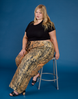 Drop Pocket Pants - Tiger Print