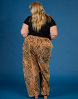 Drop Pocket Pants - Tiger Print
