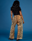 Drop Pocket Pants - Tiger Print