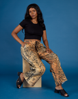 Drop Pocket Pants - Tiger Print