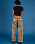 Drop Pocket Pants - Tiger Print