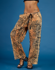 Drop Pocket Pants - Tiger Print