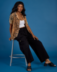 Pantry Button-Up - Tiger Print