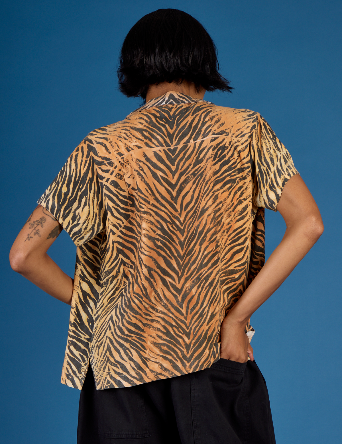 Pantry Button-Up - Tiger Print