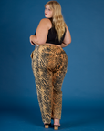 Angled back view of the Tiger Work Pant on Juliet