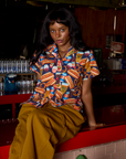 Hot Dogs & Beer & Wine & Pretzels Pantry Button-Up