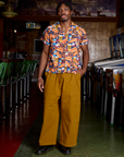 Hot Dogs & Beer & Wine & Pretzels Pantry Button-Up