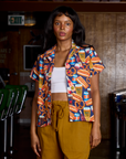 Hot Dogs & Beer & Wine & Pretzels Pantry Button-Up
