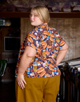 Hot Dogs & Beer & Wine & Pretzels Pantry Button-Up
